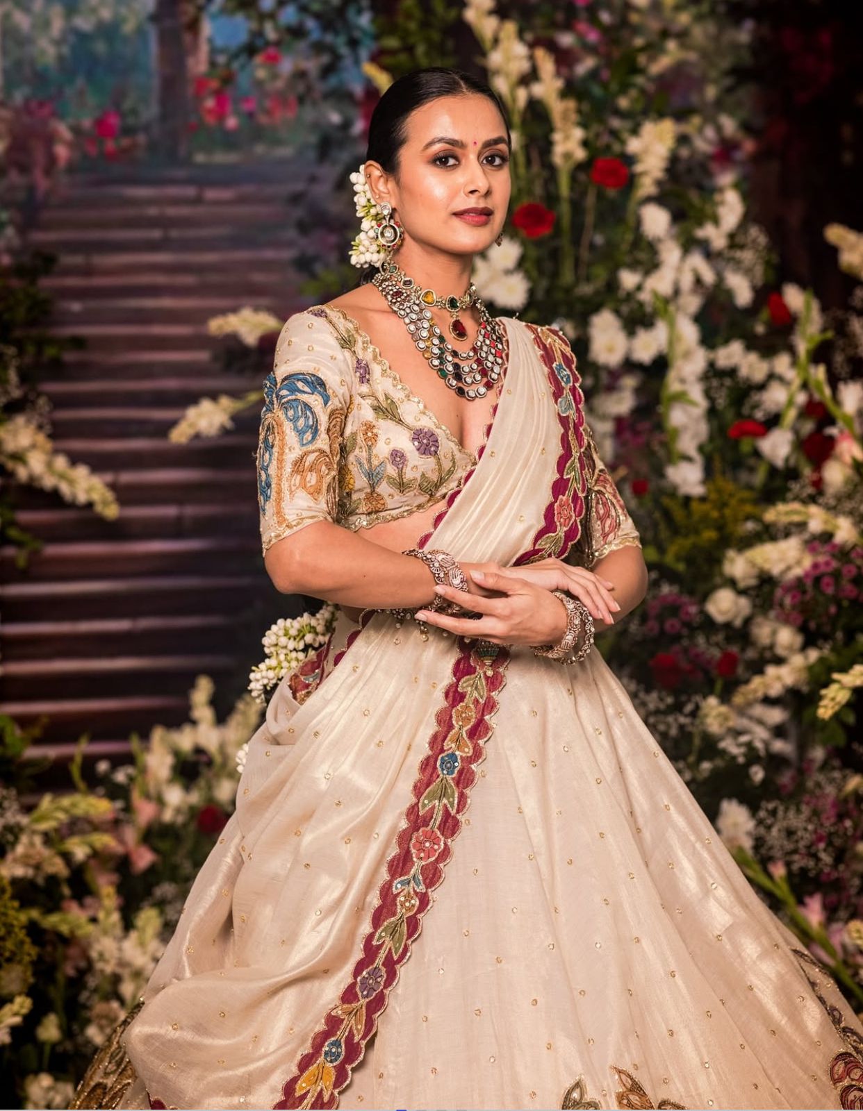Festival Tissue Simmer Silk Lehenga Choli with Heavy Embroidery