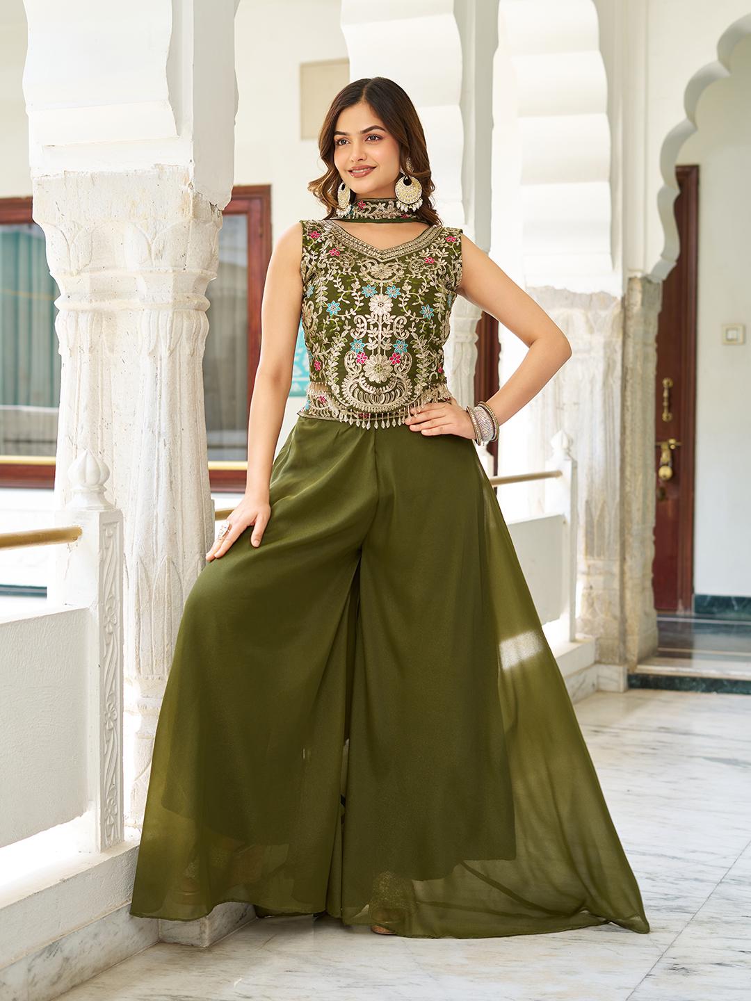 Trendy Palazzo Dress for Festive Season 2025