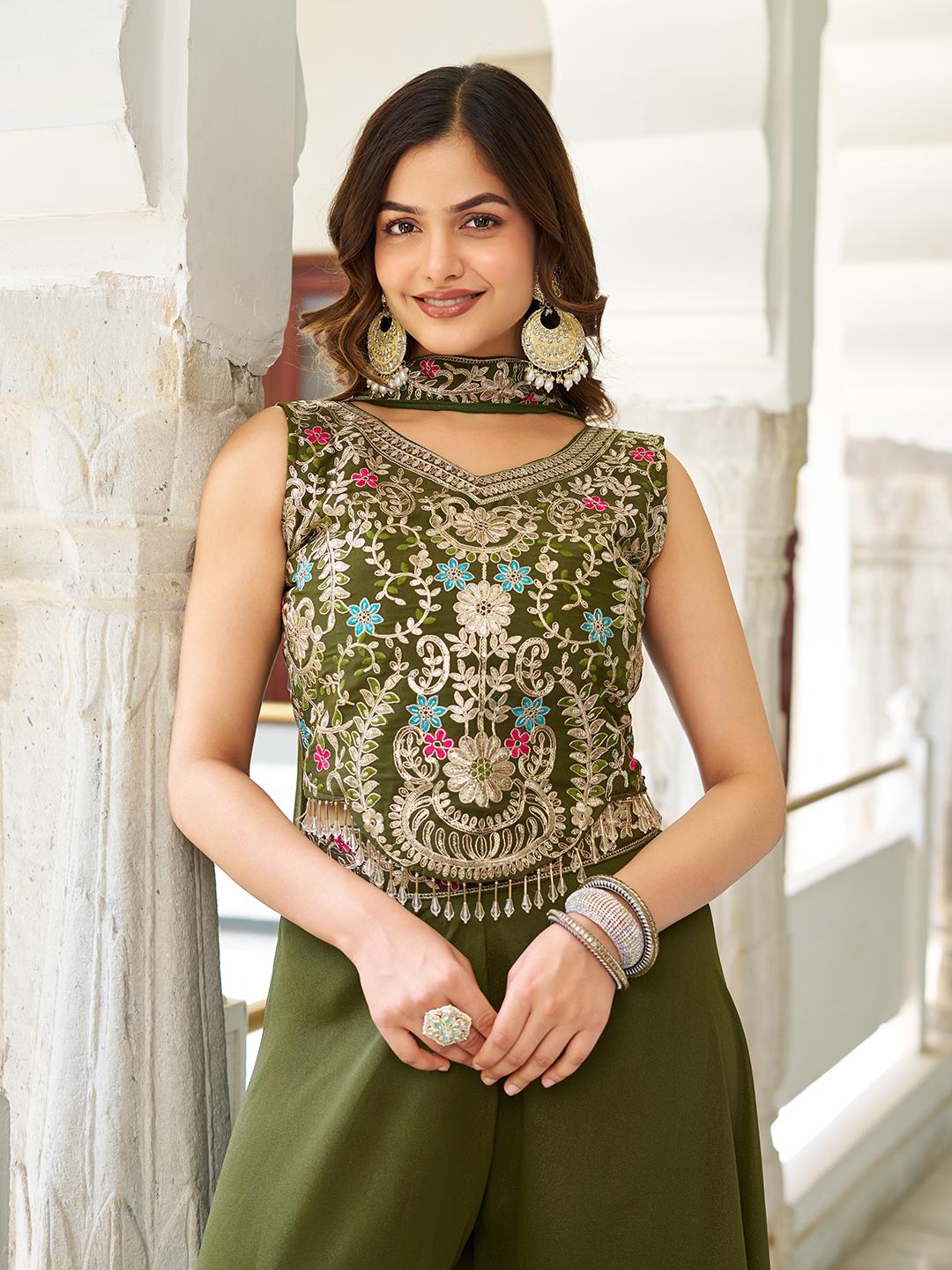 Trendy Palazzo Dress for Festive Season 2025