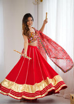 Rayon Lehenga Choli with Digital Print Dupatta