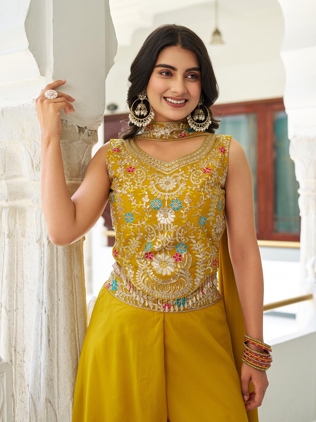 Trendy Palazzo Dress for Festive Season 2025