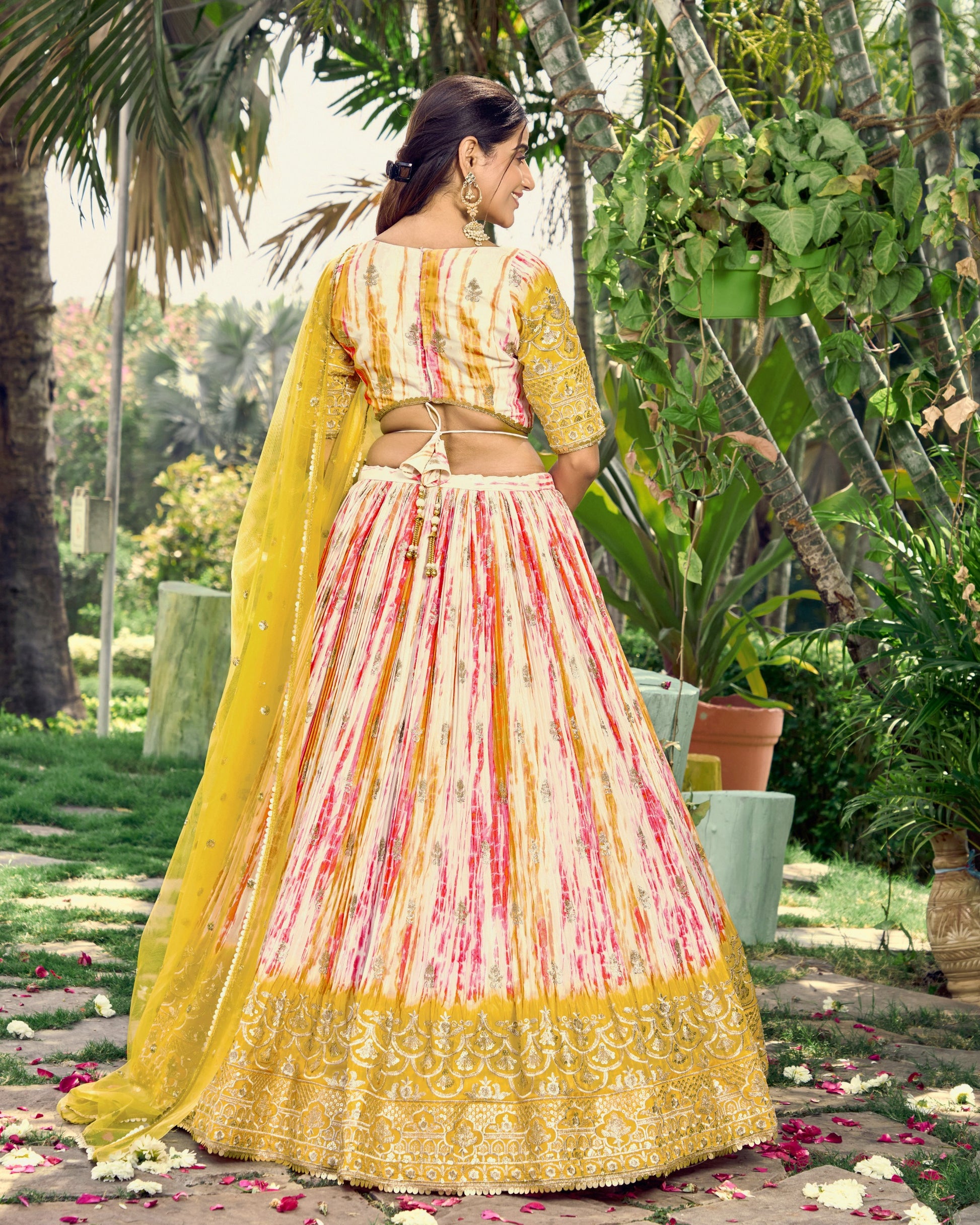 Trendy Festive Wear Lehenga with Net Dupatta