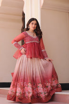 Elegant Cosmos Lehenga Choli Set – Trendraani Festive Wear