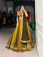 Designer Mirror Work Blouse with Gota Patti and Kodi Lace – Trendraani
