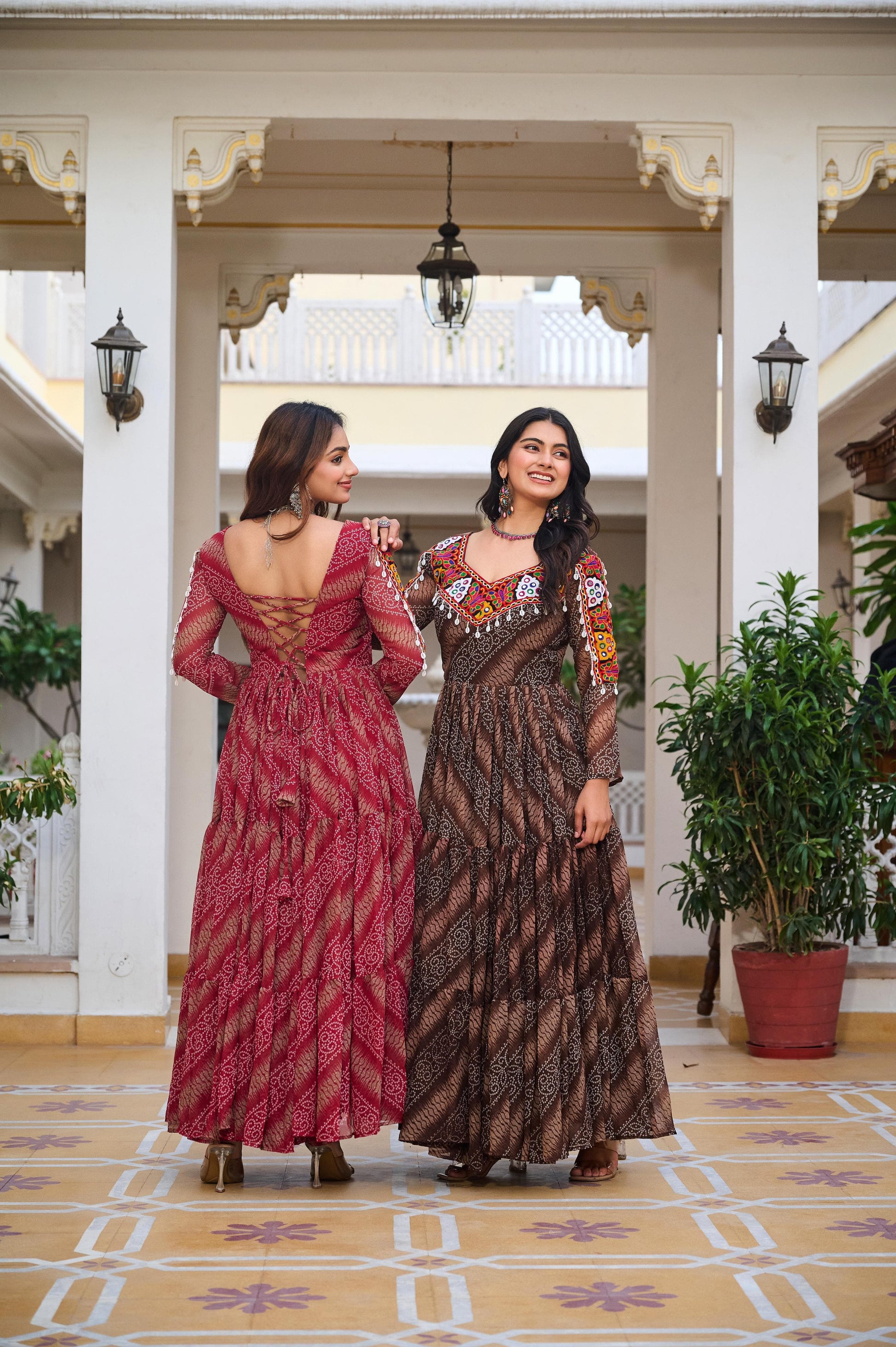 Festival Gown for Women – Gamathi Embroidery and Codi Lace