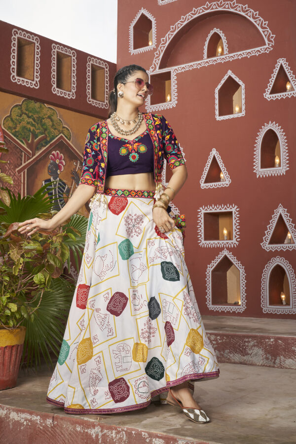 Jacket Style Chaniya Choli - Stitched Exclusive Navratri 2024